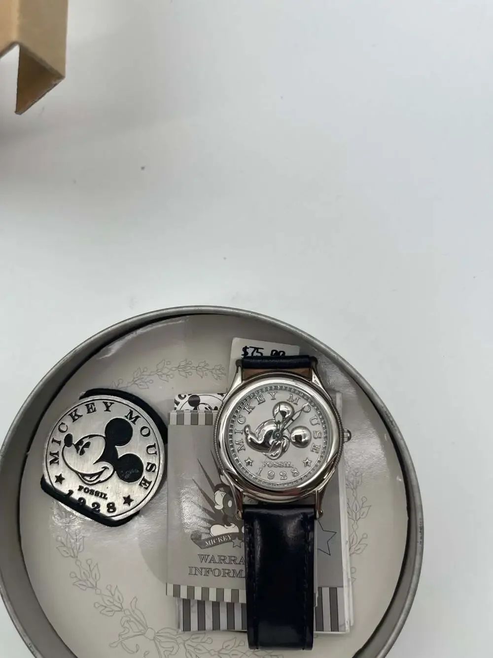 Fossil Disney‎ Mickey Mouse 1928 Limited Edition Watch Set LI-1617 Black